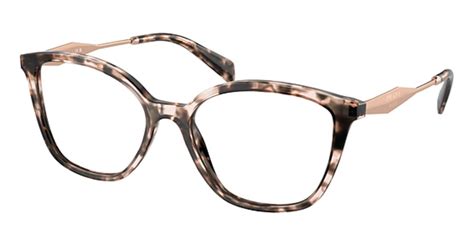 prada pr 02zv clear|Prada PR 02ZV Prescription Eyeglasses .